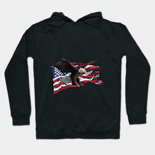 Eagle over the Flag Hoodie